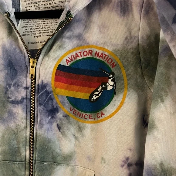 Aviator Nation Tie Dye Hoodie Pants Set - Picture 5 of 9